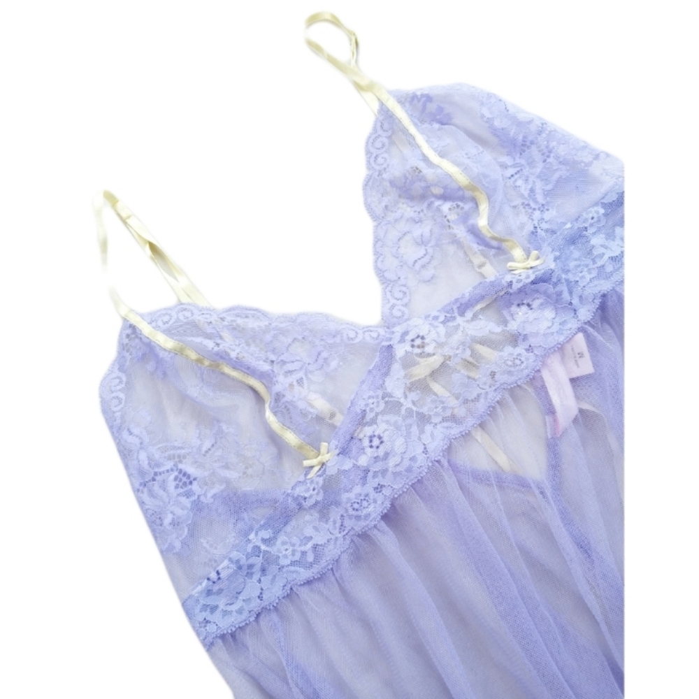 Victoria's Secret Vintage Y2K Fairy Coquette Sheer Lace Dress